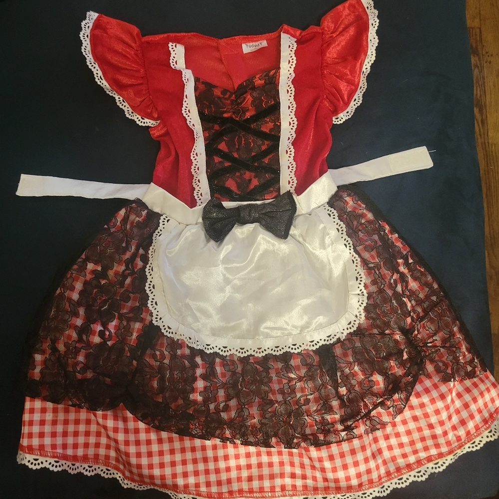 Toddler little red riding hood costume